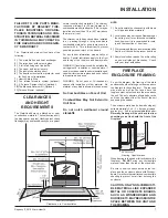 Предварительный просмотр 7 страницы Regency Z2510L Owners & Installation Manual