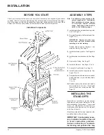 Предварительный просмотр 10 страницы Regency Z2510L Owners & Installation Manual