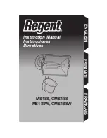 Предварительный просмотр 1 страницы Regent CMS188 MS188W Instruction Manual