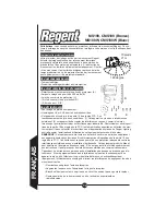 Предварительный просмотр 14 страницы Regent CMS188 MS188W Instruction Manual