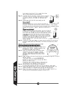 Предварительный просмотр 16 страницы Regent CMS188 MS188W Instruction Manual