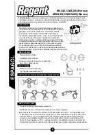 Предварительный просмотр 8 страницы Regent CMS240 MS240W Instruction Manual