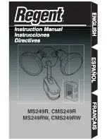 Regent CMS249R Instruction Manual preview