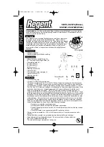 Предварительный просмотр 2 страницы Regent CSV278 Instruction Manual