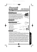 Предварительный просмотр 17 страницы Regent CSV278 Instruction Manual