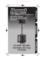 Regent SC1000R Instruction Manual preview