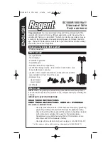 Preview for 2 page of Regent SC1000R Instruction Manual