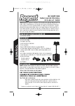 Preview for 10 page of Regent SC1000R Instruction Manual