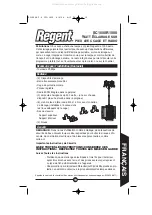 Preview for 19 page of Regent SC1000R Instruction Manual