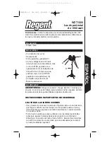 Предварительный просмотр 7 страницы Regent WZT1500 Instruction Manual