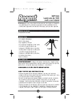 Предварительный просмотр 13 страницы Regent WZT1500 Instruction Manual