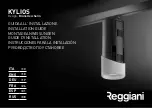 Предварительный просмотр 1 страницы Reggiani KYLIOS Installation Manual