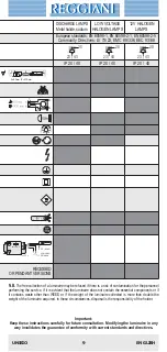 Предварительный просмотр 9 страницы Reggiani uniSio Manual