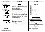 Preview for 2 page of Regin PULSER HC-LON Instructions Manual