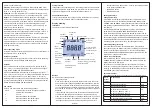 Preview for 3 page of Regin REGIO RC-DFO Instructions Manual