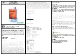 Предварительный просмотр 1 страницы Regin SDD-S65-RACM Instruction