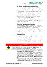 Preview for 7 page of REGLOPLAS 150smart Operating Instructions Manual