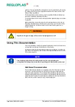 Preview for 8 page of REGLOPLAS 150smart Operating Instructions Manual