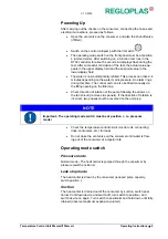 Preview for 13 page of REGLOPLAS 150smart Operating Instructions Manual