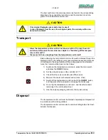 Preview for 25 page of REGLOPLAS 300L Operating Instructions Manual