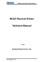 Предварительный просмотр 1 страницы Rego RG-DTP58 Technical Manual