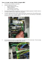 Preview for 2 page of Regulus 19401 Installation Manual