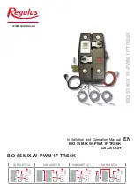 Preview for 1 page of Regulus BIO 55 MIX W-PWM 1F TRS6K Installation And Operation Manual