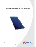 Regulus KPG1-ALC Installation And Operation Manual preview