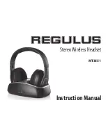 Preview for 1 page of Regulus MT3551 Instruction Manual