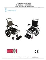 RehabCare ErGo Selpro 1000 Operating Manual предпросмотр