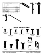 Предварительный просмотр 3 страницы Rehabmart Paramount PF650 Installation And Assembly Manual