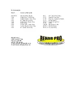 Preview for 11 page of RehabPro M100FS User Manual