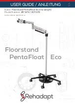 Rehadapt Floorstand PentaFloat Eco User Manual preview