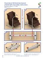 Preview for 1 page of Rehadapt Floorstand Sit Back Quickpack Assembly Instruction Manual