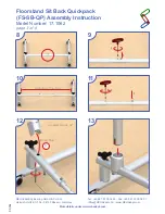 Preview for 3 page of Rehadapt Floorstand Sit Back Quickpack Assembly Instruction Manual