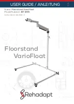 Preview for 1 page of Rehadapt Floorstand VarioFloat User Manual