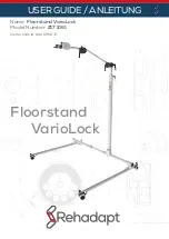 Preview for 1 page of Rehadapt Floorstand VarioLock User Manual