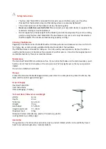 Preview for 4 page of Rehaforum MEDICAL Over-bed Table RFM Quick Start Manual