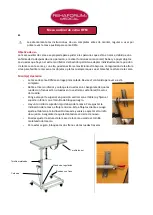 Preview for 9 page of Rehaforum MEDICAL Over-bed Table RFM Quick Start Manual