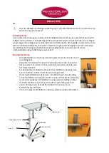 Preview for 11 page of Rehaforum MEDICAL Over-bed Table RFM Quick Start Manual