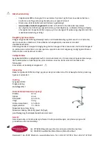 Preview for 14 page of Rehaforum MEDICAL Over-bed Table RFM Quick Start Manual