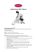 Предварительный просмотр 6 страницы Rehaforum MEDICAL RFM Deluxe Manual