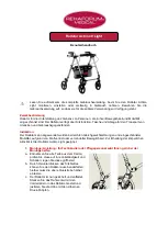 Rehaforum MEDICAL Rollator Actimo Light User Manual preview