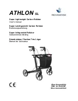 Rehasense ATHLON SL User Manual preview