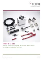 Rehau 137924 Operating Instructions Manual preview