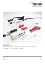 Preview for 1 page of Rehau 202484 Operating Instructions Manual