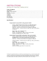 Preview for 1 page of Rehau 236457 Instructions Manual