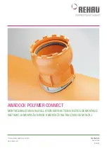 Preview for 1 page of Rehau AWADOCK POLYMER CONNECT Installation Instructions Manual