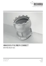 Preview for 3 page of Rehau AWADOCK POLYMER CONNECT Installation Instructions Manual