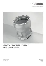 Preview for 9 page of Rehau AWADOCK POLYMER CONNECT Installation Instructions Manual